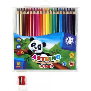 Pastelky Jumbo, 18 barev-1 Pastelky Jumbo, 18 barev-1