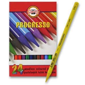 Pastelky Progresso, 24 barev-1