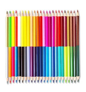 Pastelky trojhranné Colorino, oboustranné, 48 barev-2