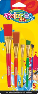 Sada štětců JUMBO, plastové násadky, mix druhů a velikostí - 5 ks-1