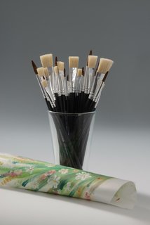 Štětec štětinový, plochý, vel. 6-3