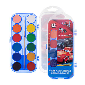 Vodové barvy Auta, 12 ks-1