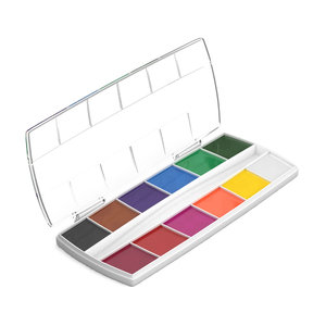 Vodové barvy Premium s UV ochranou, 12 barev-2