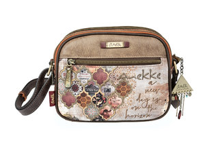 Oválná crossbody kabelka s motivem arabesky Egypt-5