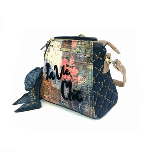 Kabelka La Vie Chic Couture, sametová-5