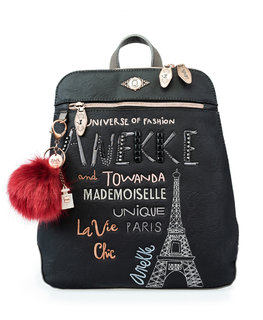 batůžek Couture, sametový mini-1