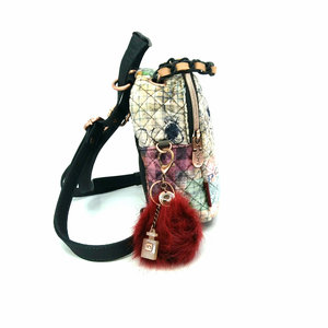 mini batůžek Couture, sametový-3