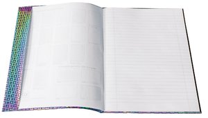 Obal A4 Glamour stříbrný-4