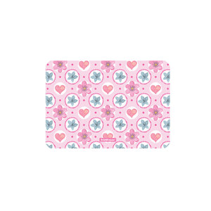 Plastová podložka A4, Pink flowers-1
