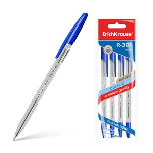 Kuličkové pero R-301 Classic Stick 1.0, modré, 4 ks-1