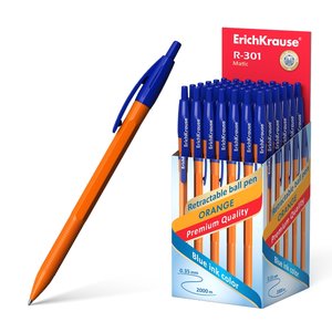Kuličkové pero R-301 Orange Matic 0.7, modré-1