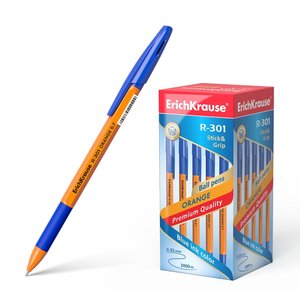 Kuličkové pero R-301 Orange Stick&Grip 0.7-1