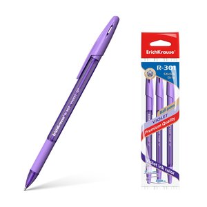 Sada kuličkových per R-301 Violet Stick&Grip 0.7, 3 ks-1