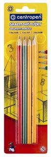 Grafitové tužky 9510 - 4 ks, tři tvrdosti-1