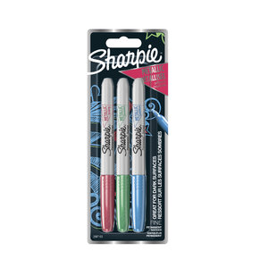 Popisovače Sharpie metalické, 3 ks-1