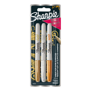 Popisovače Sharpie Metallic, 3 ks-1