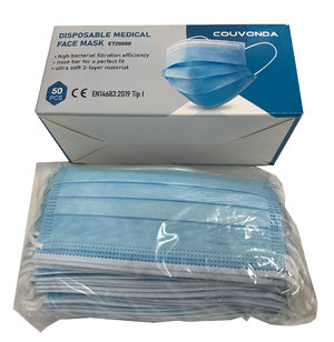 Balení 50 ks ochranné roušky 3vrstvé ET 20000 -1