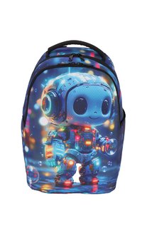 Školní batoh RUKKY ART Robot, 18 l-1