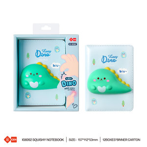 SQUISHY mini zápisník DINO 96 stran-2