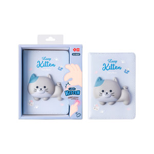 SQUISHY mini zápisník KOTĚ 96 stran-1