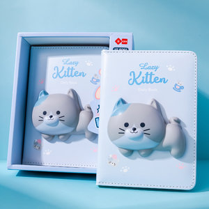 SQUISHY mini zápisník KOTĚ 96 stran-3