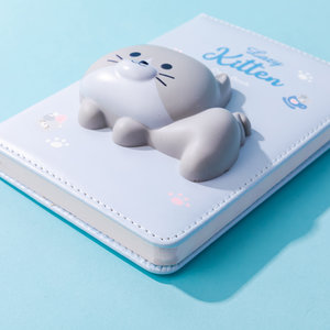 SQUISHY mini zápisník KOTĚ 96 stran-7