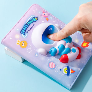 SQUISHY mini zápisník SPACE STARS 96 stran-8 SQUISHY mini zápisník SPACE STARS 96 stran-8