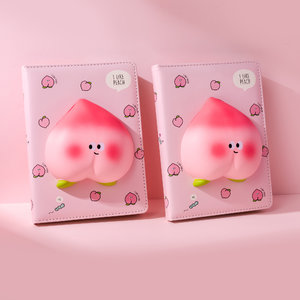 SQUISHY zápisník Broskev 128 stran-3