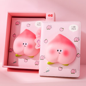 SQUISHY zápisník Broskev 128 stran-2