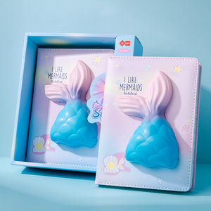 SQUISHY zápisník Mořská panna 128 stran-2