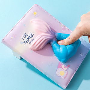 SQUISHY zápisník Mořská panna 128 stran-3