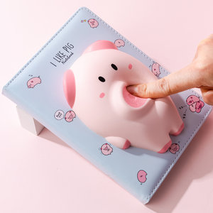 SQUISHY zápisník Prasátko 128 stran-5