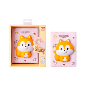 SQUISHY zápisník veverka 128 stran-1