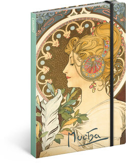 Notes A5 Alfons Mucha – Pero-1