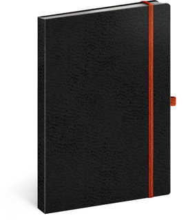Notes A5 Vivella Classic černý/oranžový, linkovaný-1