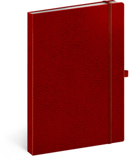 Notes A5 Vivella Classic červený/červený, linkovaný-1