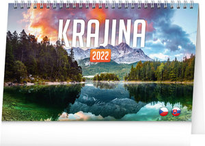 Stolní kalendář Krajina CZ/SK 2022, 23,1 × 14,5 cm-1