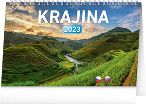 Stolní kalendář Krajina CZ/SK 2023-1