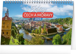 Stolní kalendář Krásy Čech a Moravy 2023-1