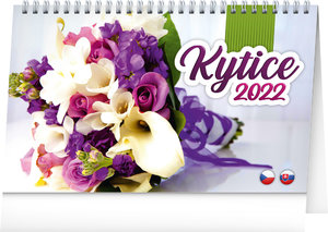 Stolní kalendář Kytice CZ/SK 2022-1