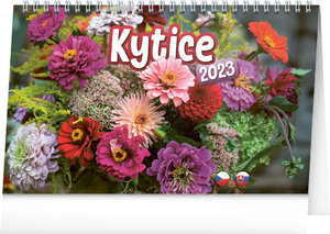 Stolní kalendář Kytice CZ/SK 2023-1