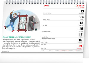 Stolní kalendář Lidová přísloví II. Kamila Skopová 2022-2