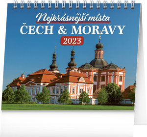 Stolní kalendář Nejkrásnější místa Čech a Moravy 2023-1
