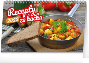 Stolní kalendář Recepty za kačku 2022-1