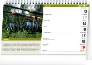 Stolní kalendář rybářský 2022-2