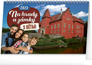 Stolní kalendář S dětmi na hrady a zámky 2023-1