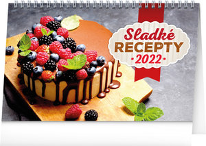 Stolní kalendář Sladké recepty 2022-1