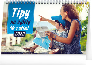Stolní kalendář Tipy na výlety s dětmi 2022-1