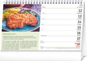Stolový kalendár Kuchárka (nie)len pre mužov 2023-2