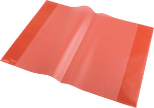 Obaly na sešity A4 PP 0,8 OE x 10 ks červené-1